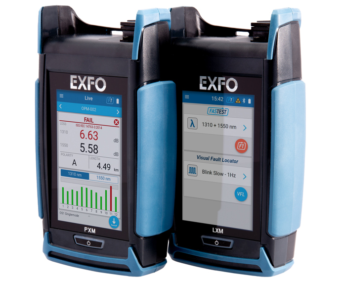 EXFO PXM/LXM - Thiết bị đo kiểm suy hao sợi MPO (OLTS) 1