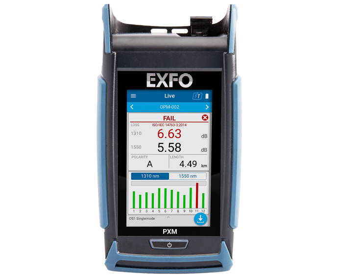 EXFO PXM/LXM - Thiết bị đo kiểm suy hao sợi MPO (OLTS) 2