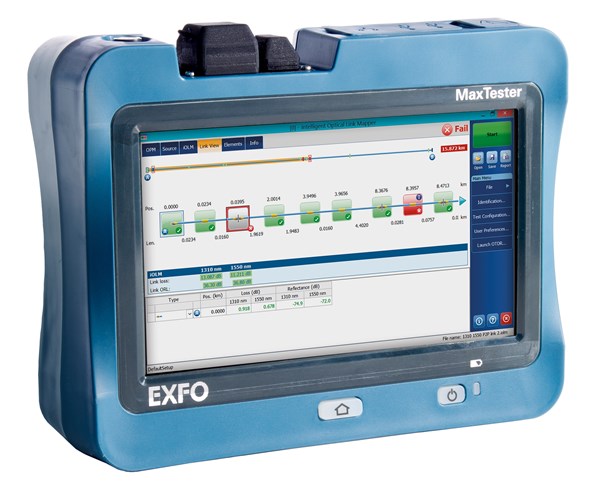 EXFO MaxTester 715D - Máy đo phản xạ miền thời gian quang học OTDR đo Lastmile 2